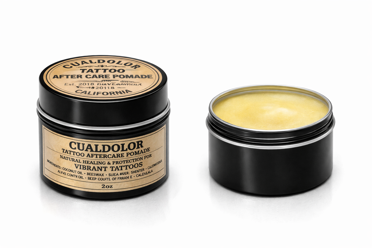 CualDolor Tattoo After-Care Pomade 2oz
