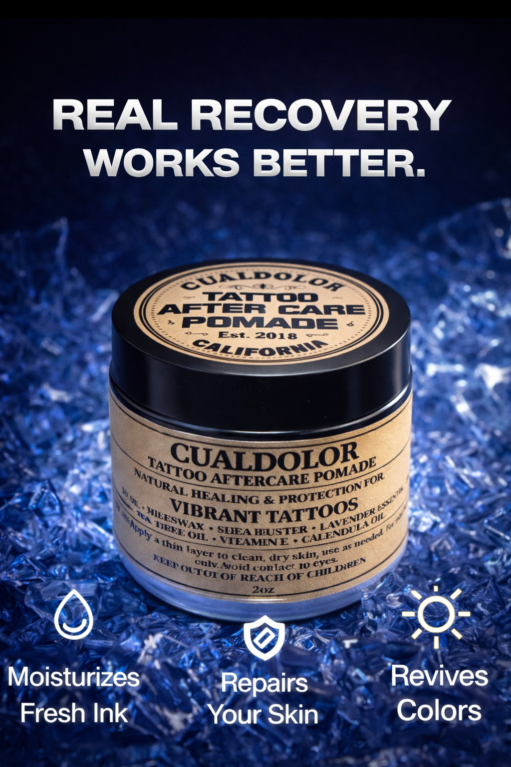 CualDolor Tattoo After-Care Pomade 2oz
